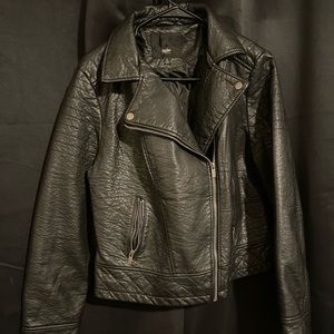 MOSSIMO faux leather biker jacket